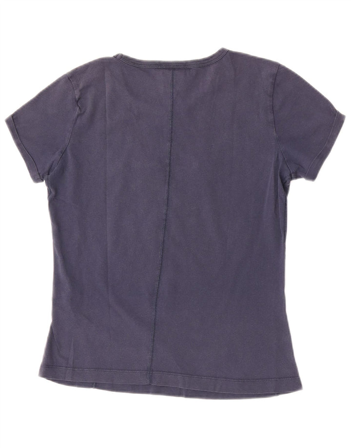 T-shirt grafica da donna Champion Top UK 12 medio blu navy