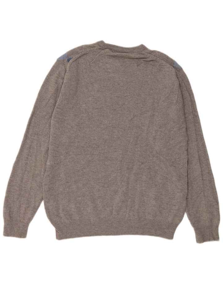 Maglione maglione girocollo da uomo Marks & Spencer UK 38/40 Grigio medio