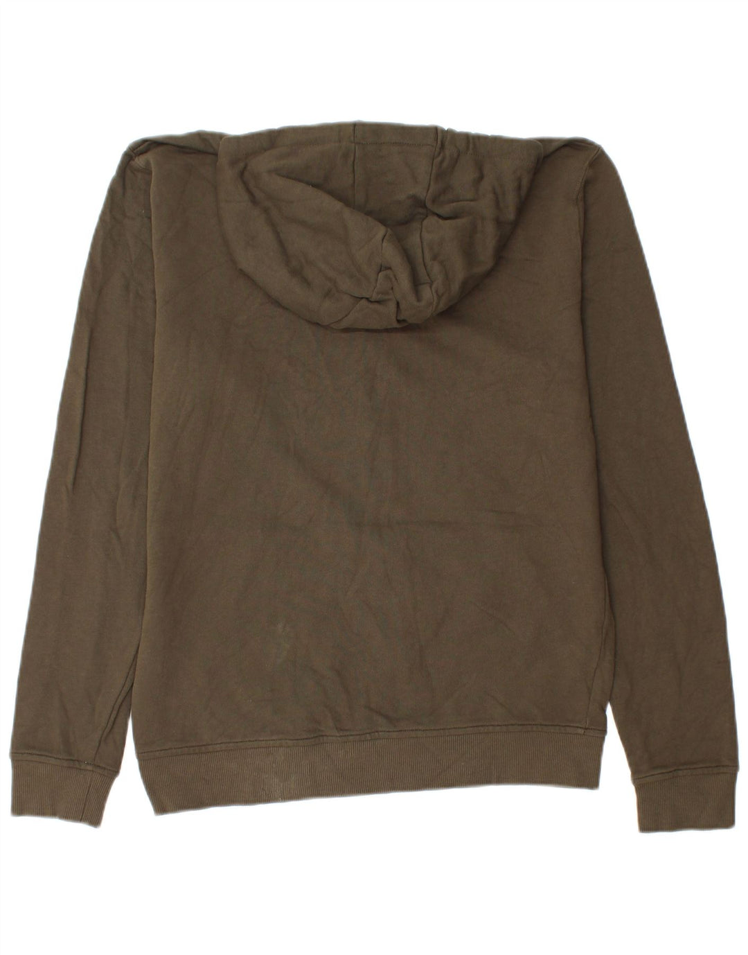 Maglione con cappuccio e zip da uomo Lyle & Scott in cotone kaki medio