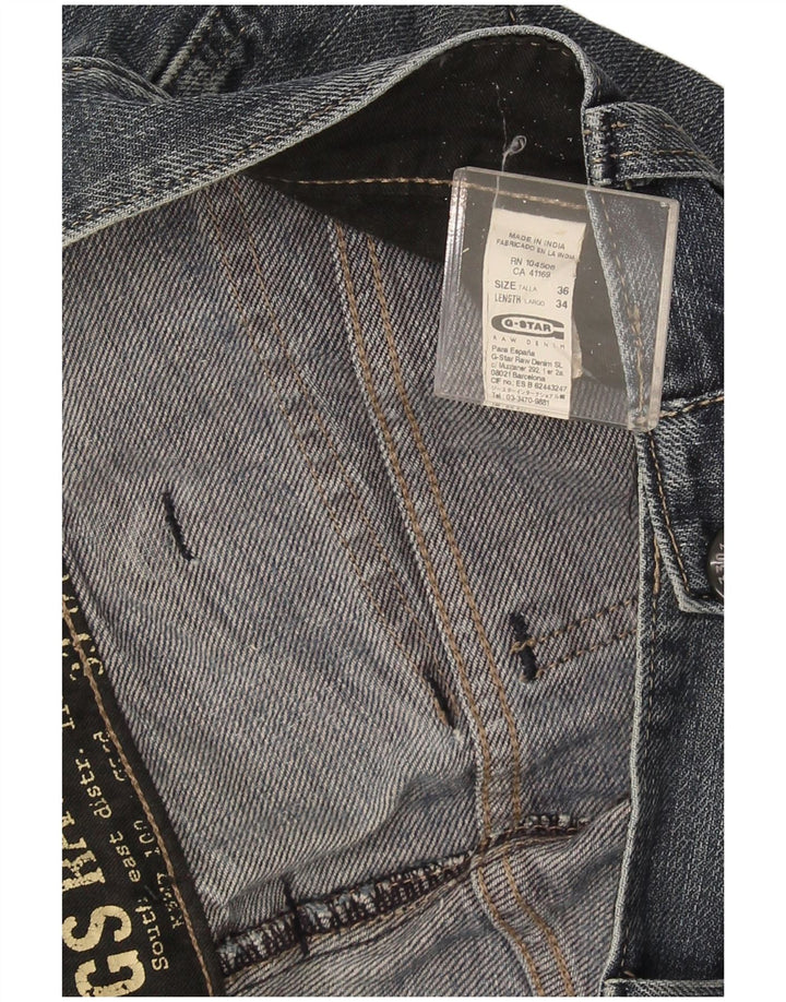 Jeans G-Star da uomo 3301 Bootcut W36 L34 cotone blu