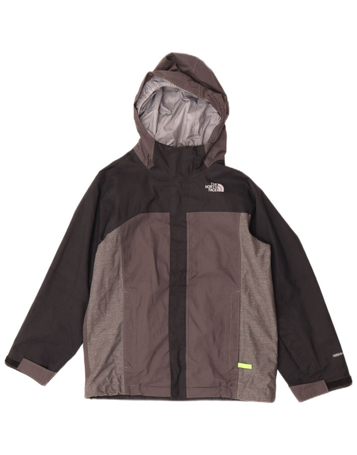 Giacca antipioggia con cappuccio The North Face da bambino 10-11 anni in poliestere grigio medio