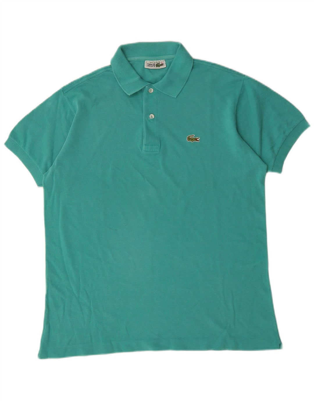 Polo da uomo Lacoste taglia 4 media in cotone turchese