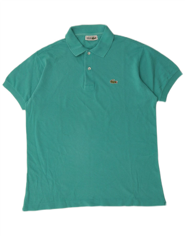 Polo da uomo Lacoste taglia 4 media in cotone turchese