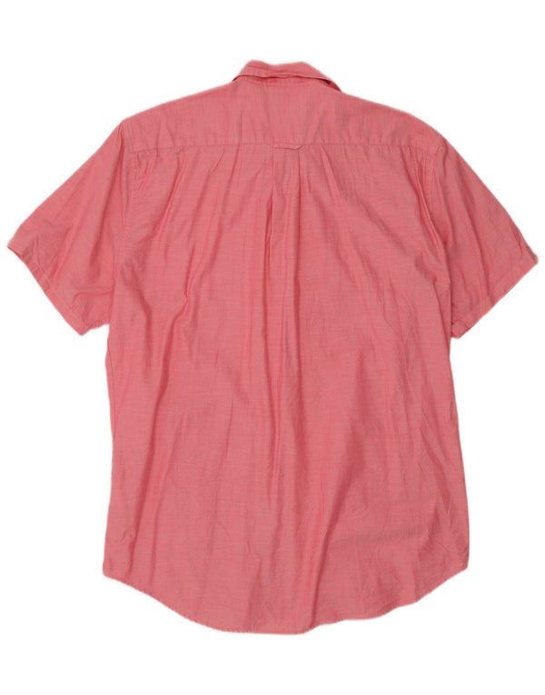 Gant Camicia a maniche corte da uomo Taglia 39/40 15 3/4 Cotone rosa medio