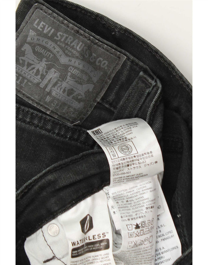 Jeans Levi's Uomo 511 Slim W31 L32 Cotone Grigio