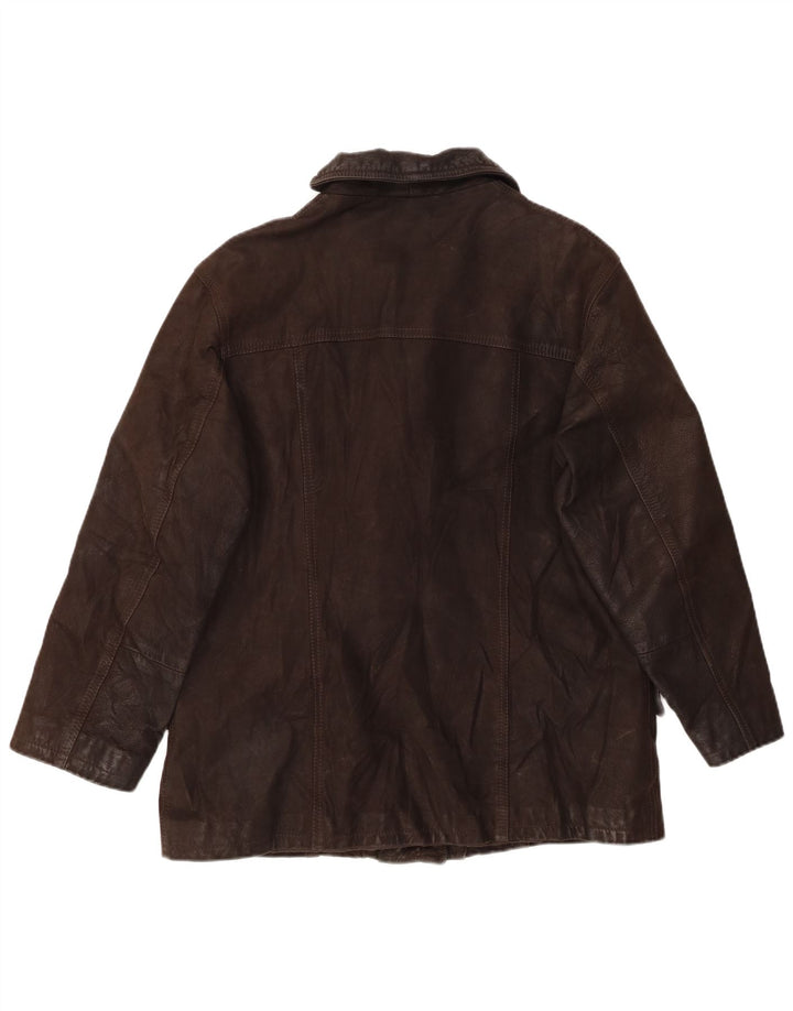 Giacca in pelle da donna RELISH IT 46 Large in pelle marrone