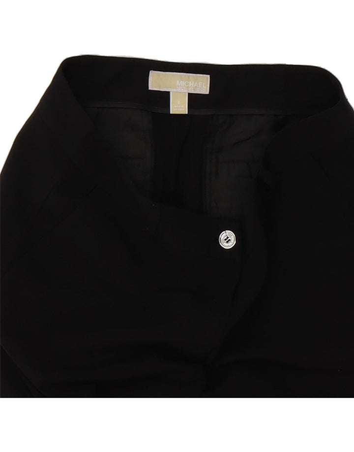 MICHAEL KORS Womens Straight Chino Trousers US 6 Medium W30 L28 Black Vintage Michael Kors and Second-Hand Michael Kors from Messina Hembry 