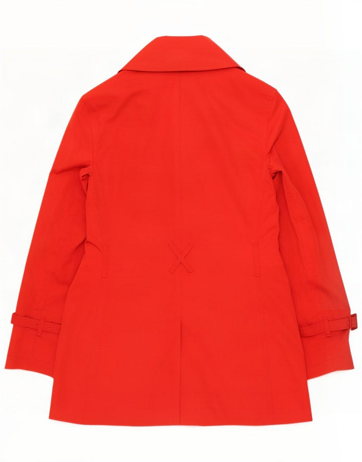 Massimo Dutti Trench da donna UK 14 Medio Rosso Poliestere