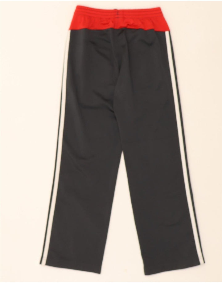 ADIDAS Boys Tracksuit Trousers 9-10 Years Black Colourblock Polyester Vintage Adidas and Second-Hand Adidas from Messina Hembry 