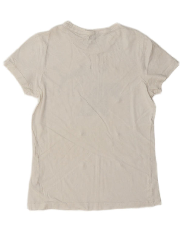 T-shirt grafica da donna Puma UK 6 XS bianca