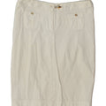 FAY Womens Straight Skirt IT 44 Medium W32  White Cotton Vintage Fay and Second-Hand Fay from Messina Hembry 