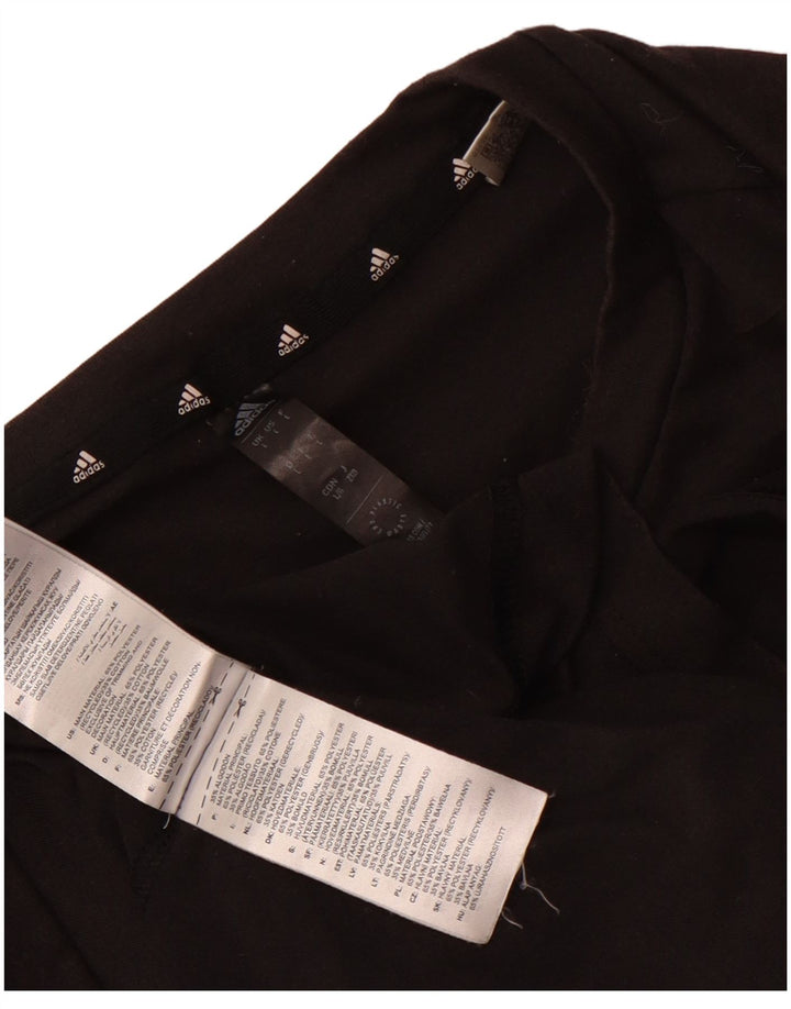 T-shirt ADIDAS da uomo Aeroready, grande, in poliestere nero