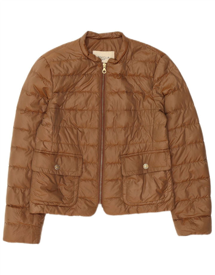 Piumino Donna SIVIGLIA IT 40 Small Marrone Poliammide