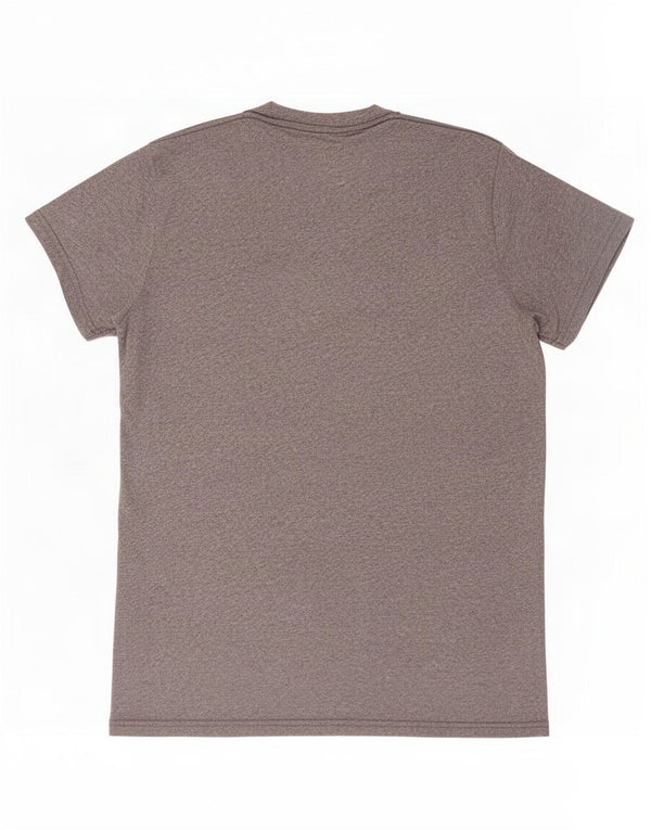 T-shirt Hollister da uomo Top Small in cotone chiazzato grigio
