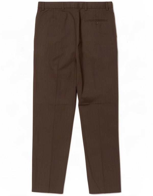 Marks & Spencer Pantaloni da abito vestibilità regolare da uomo W32 L31 Poliestere grigio