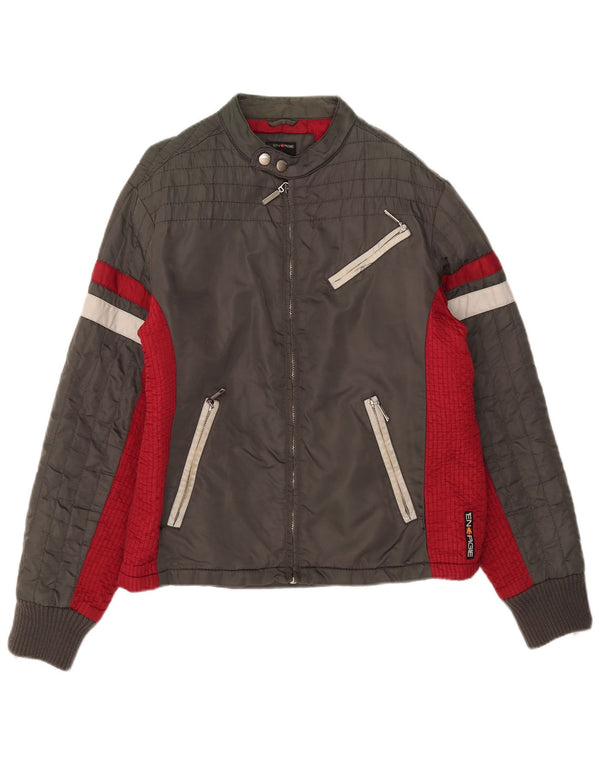 Giubbotto bomber da uomo Energie UK 40 Large Grey Colourblock
