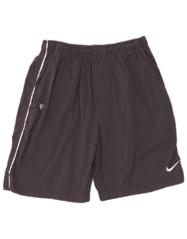 Pantaloncini sportivi Nike da uomo piccoli gessati grigi