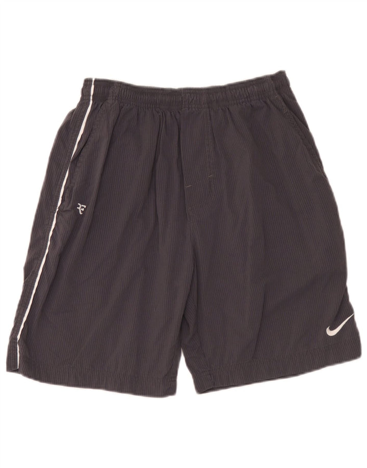 Pantaloncini sportivi Nike da uomo piccoli gessati grigi