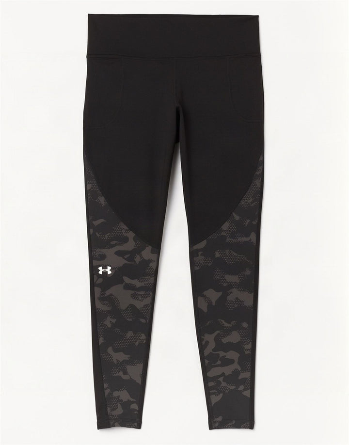 Leggings Under Armour da donna Cold Gear UK 14 medio nero mimetico