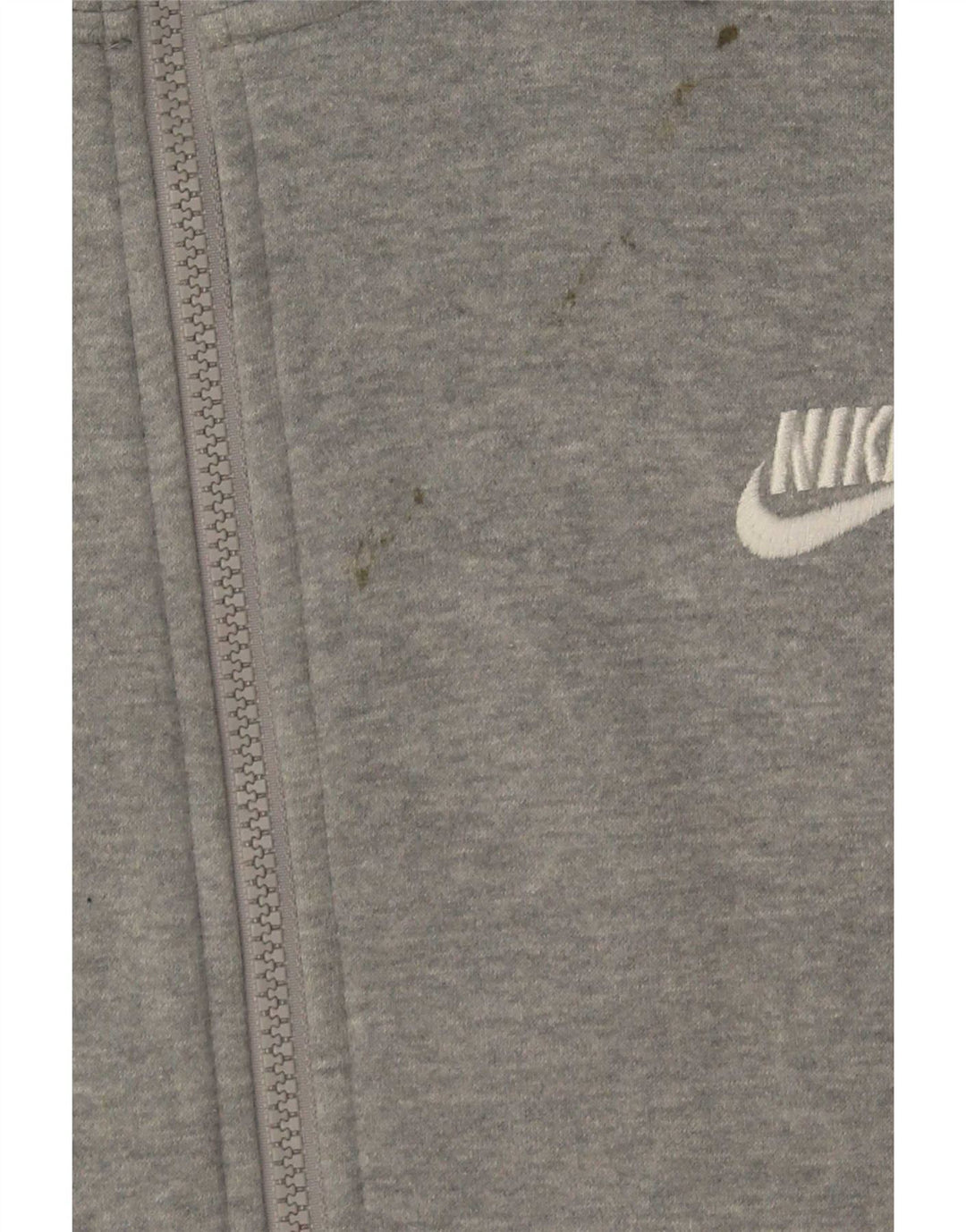 Felpa con cappuccio e zip Nike da uomo XL in cotone grigio