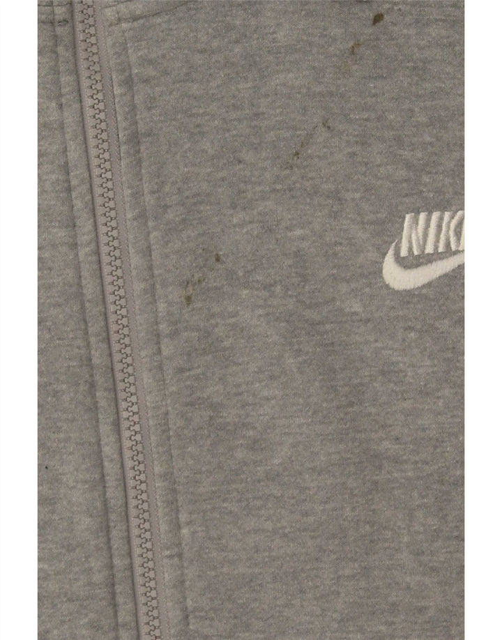 Felpa con cappuccio e zip Nike da uomo XL in cotone grigio