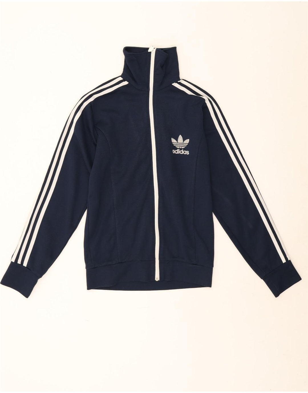Giacca da ginnastica da uomo Adidas XS in cotone blu navy