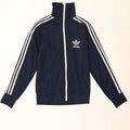 Giacca da ginnastica da uomo Adidas XS in cotone blu navy