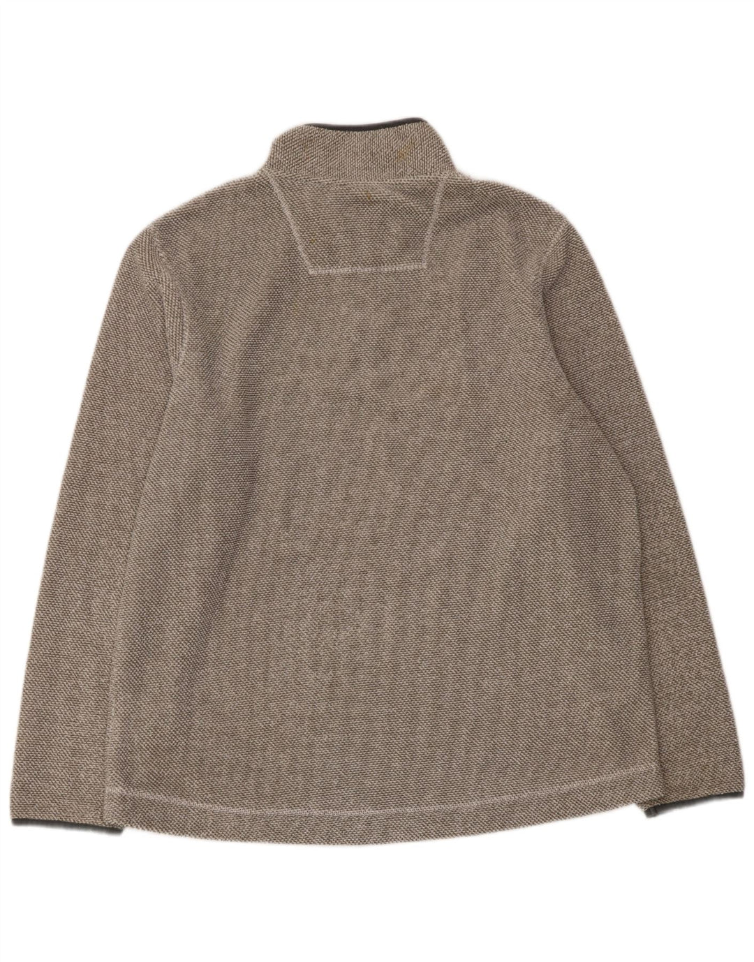 WEIRD FISH Maglione in pile da uomo con zip e collo XL Poliestere grigio