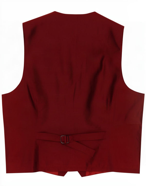 Gilet vintage da uomo Fair Isle medio multicolore