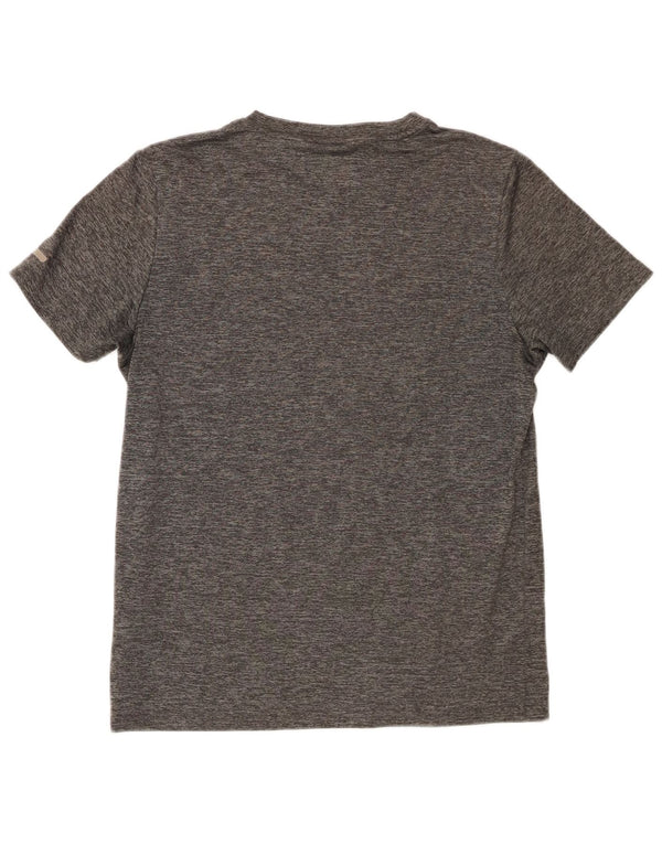 T-shirt grafica da donna Ellesse Top UK 14 Poliestere grigio medio