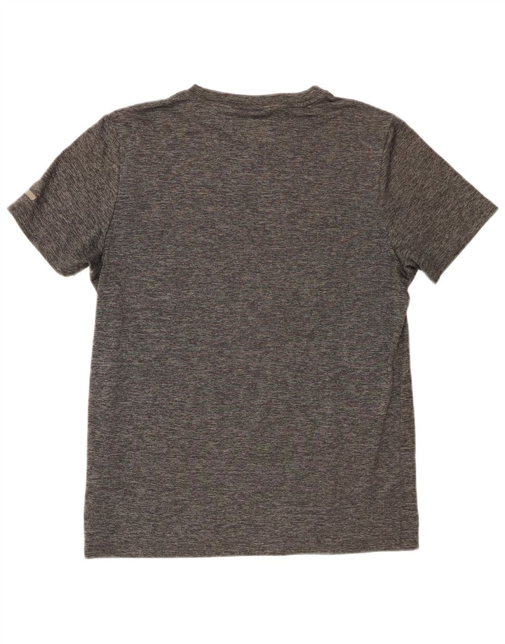 T-shirt grafica da donna Ellesse Top UK 14 Poliestere grigio medio