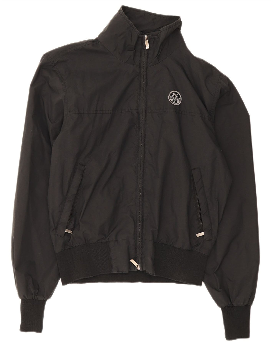 Giacca antipioggia da uomo North Sails UK 36 Small nera in poliammide