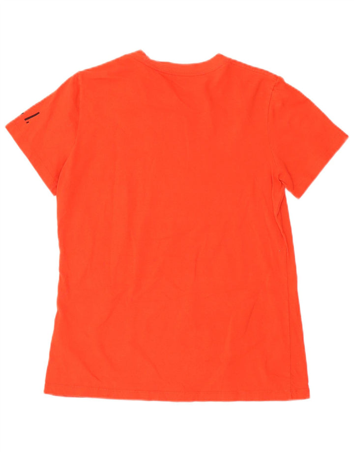 T-shirt grafica da uomo Nike Top Small in cotone arancione