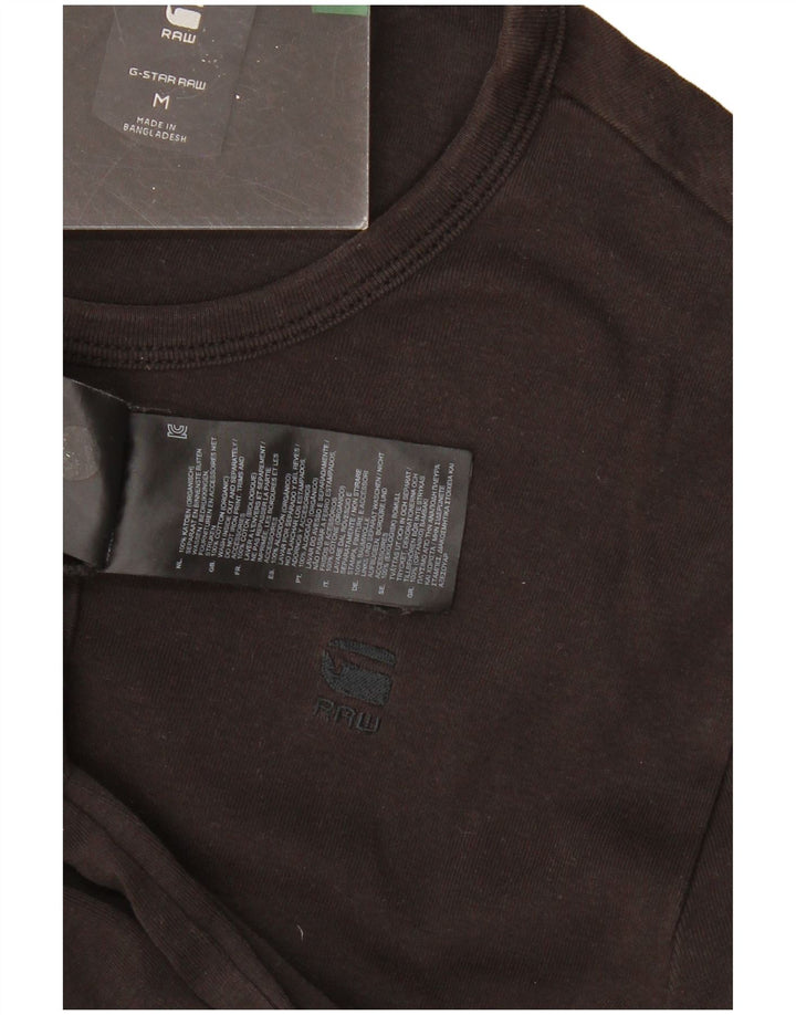 T-shirt da uomo G-STAR Top in cotone nero medio