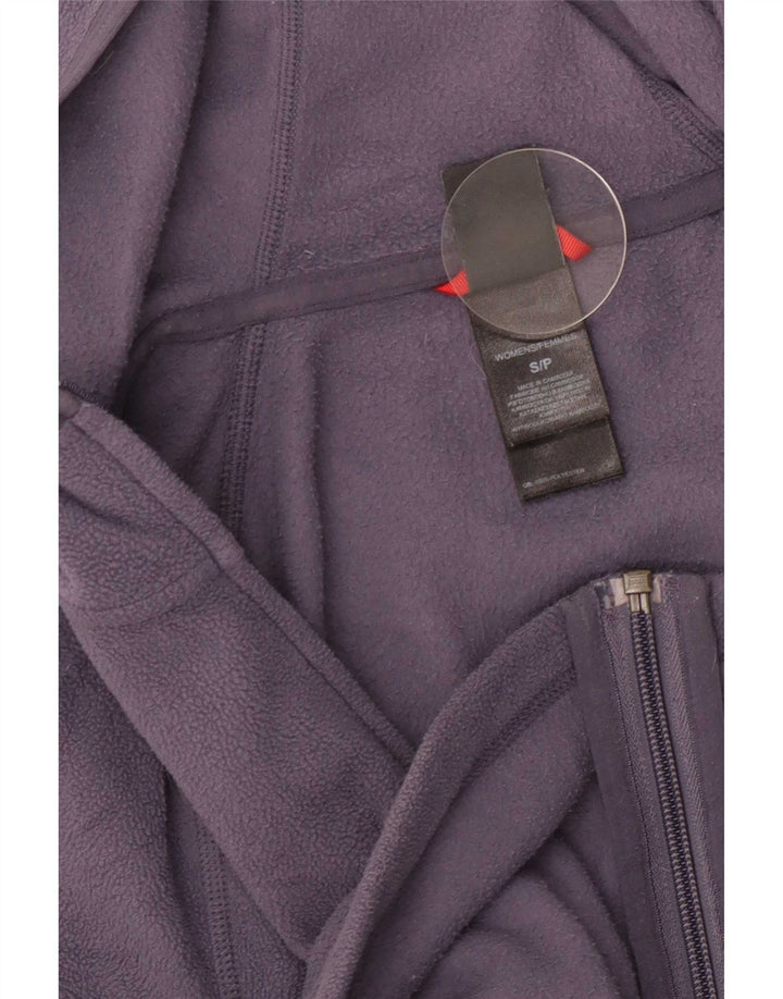Giacca in pile con cappuccio da donna The North Face UK 10 Small Poliestere blu navy