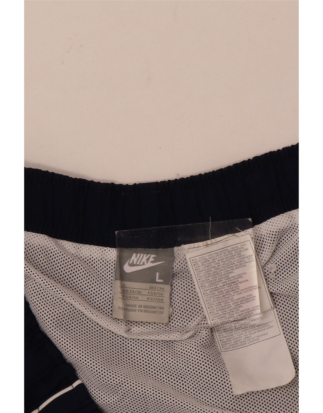 Pantaloncini sportivi da uomo Nike Large in poliestere blu navy