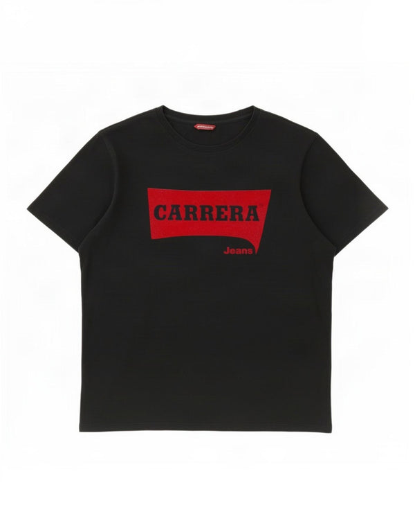 T-shirt grafica da uomo Carrera Top grande nera