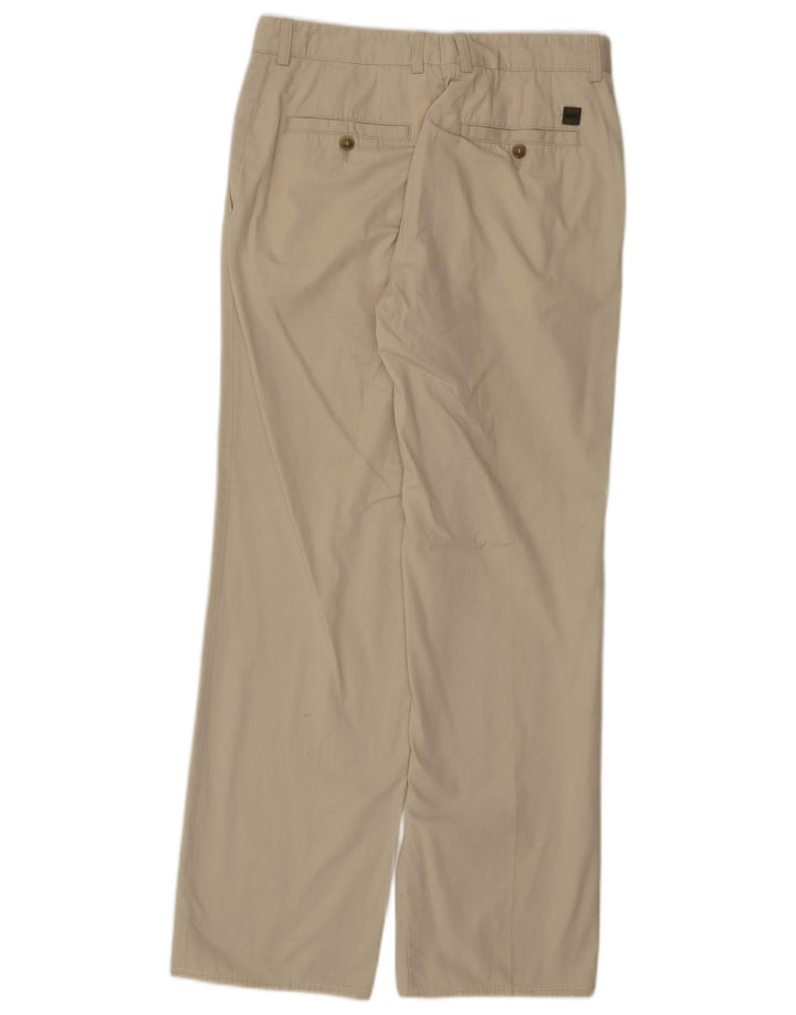 Pantaloni da abito dritti Chuck da uomo HUGO BOSS IT 48 medio W30 L31 Beige
