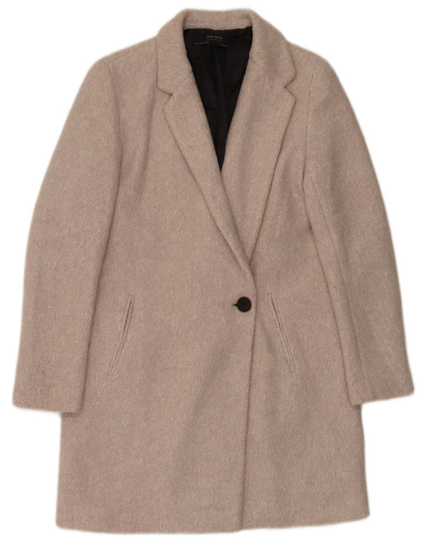 Cappotto Zara Donna UK 10 Small Beige