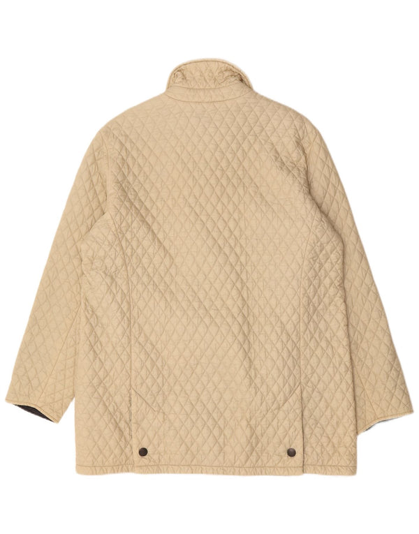 Soprabito trapuntato da donna Barbour UK 16 Large Beige in poliammide