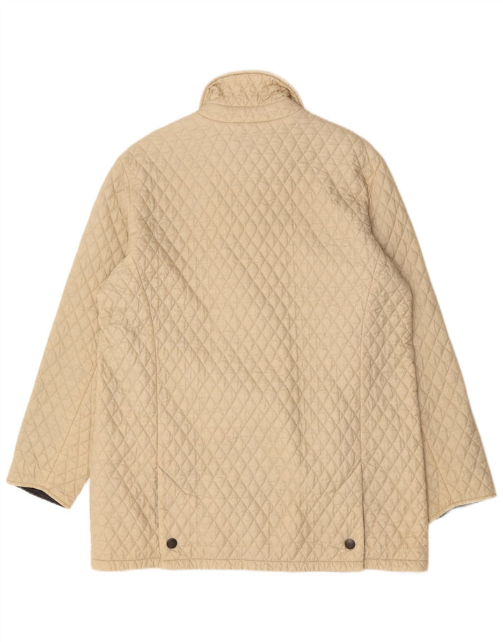 Soprabito trapuntato da donna Barbour UK 16 Large Beige in poliammide