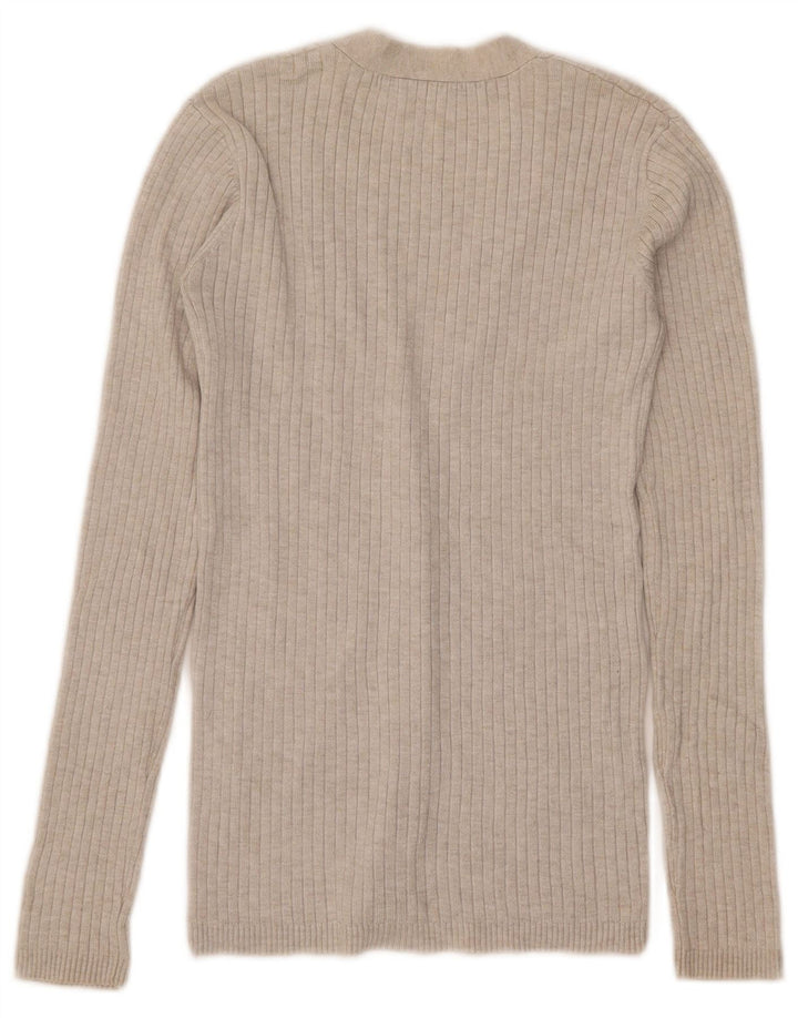 Maglione cardigan da donna Zara UK 8 piccolo beige