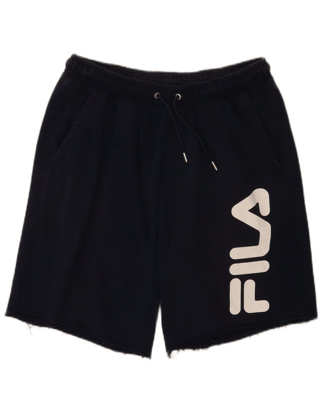 Pantaloncini sportivi grafici da uomo Fila cotone medio blu navy