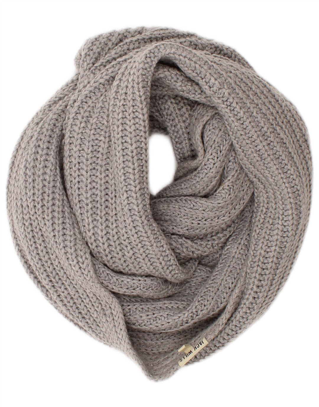 Sciarpa Snood in maglia da donna Jack Wills taglia unica grigia