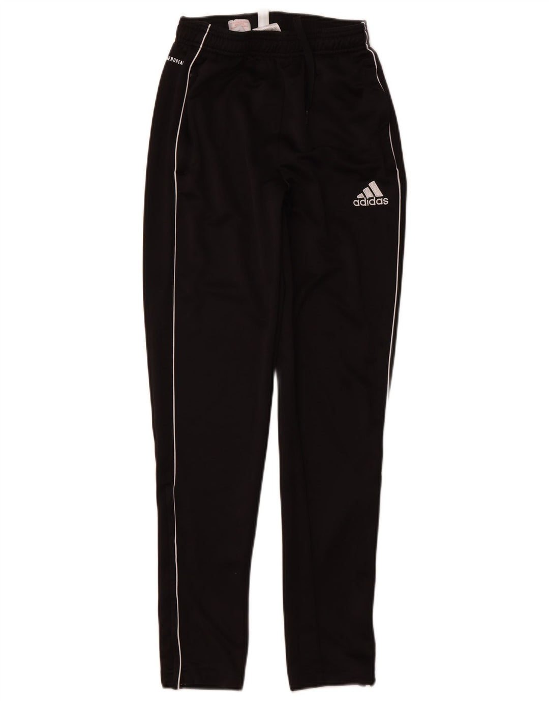 Pantaloni della tuta ADIDAS Aeroready da bambino 13-14 anni in poliestere nero
