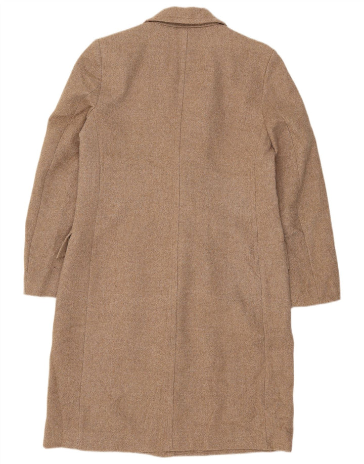 Cappotto da donna Zara UK 14 Poliestere beige medio