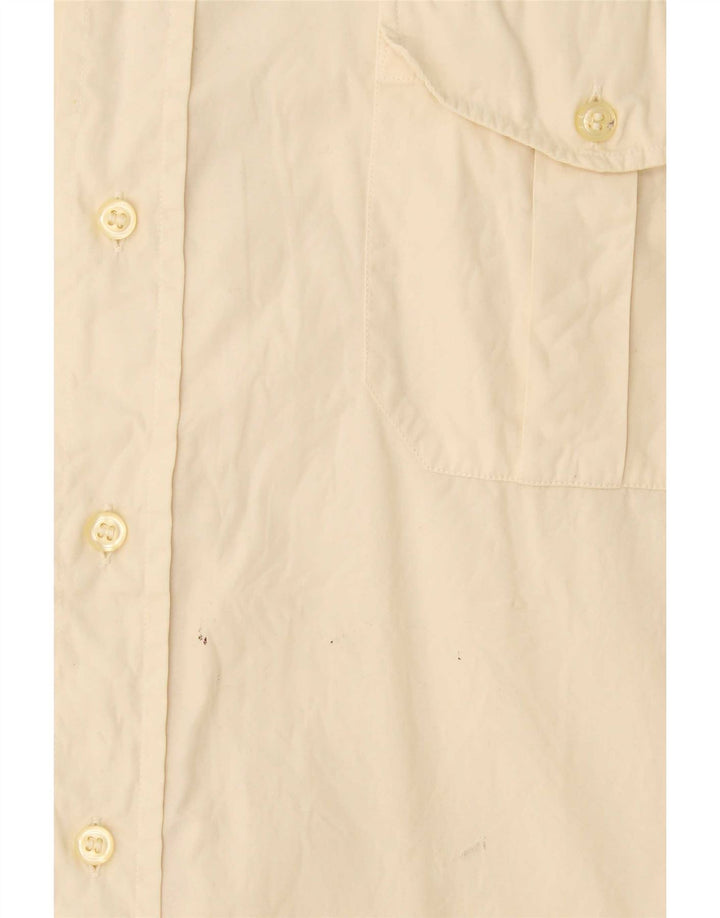 Camicia grafica da uomo Napapijri XL bianco sporco
