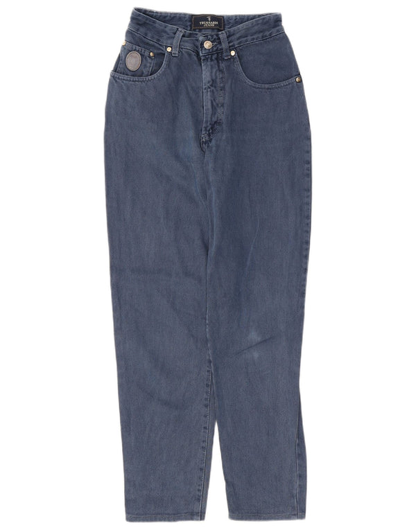 Jeans Trussardi Donna affusolati a vita alta W24 L28 Blu
