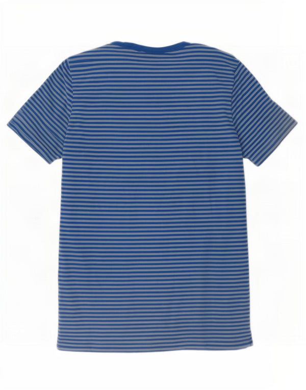 T-shirt da donna G-Star Top in cotone gessato blu medio