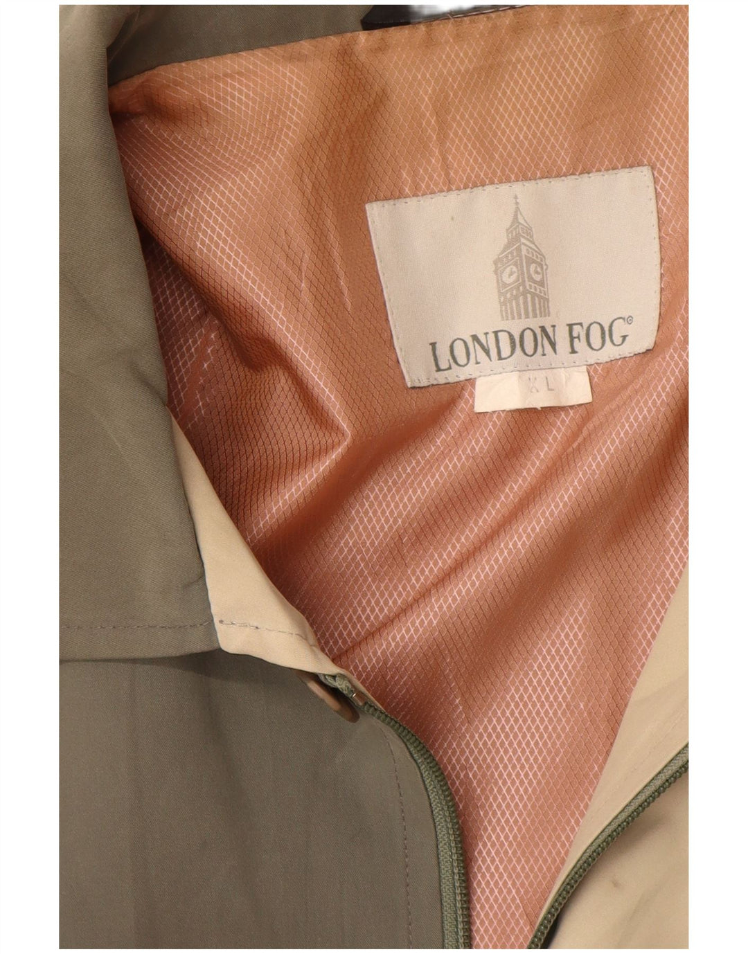 Giacca utility da uomo LONDON FOG UK 42 XL Cachi